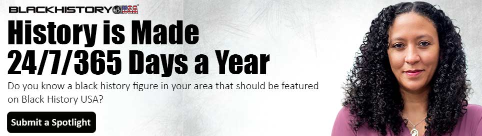 spotlight banner with a phot0 of Victoria Smalls